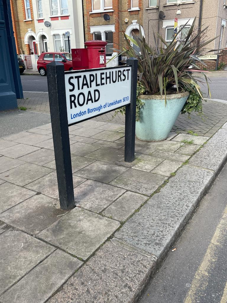 Staplehurst Road Sign